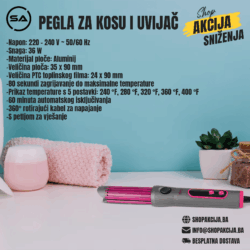Pegla za kosu i uvijač - 10273