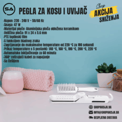 Pegla za kosu i uvijač - 10360