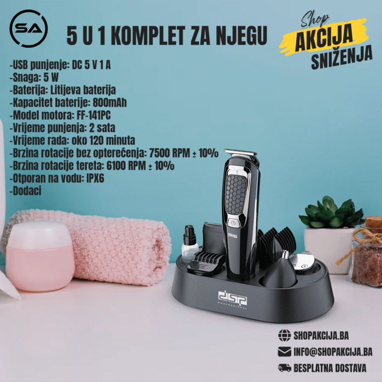 5 u 1 komplet za njegu - 90499