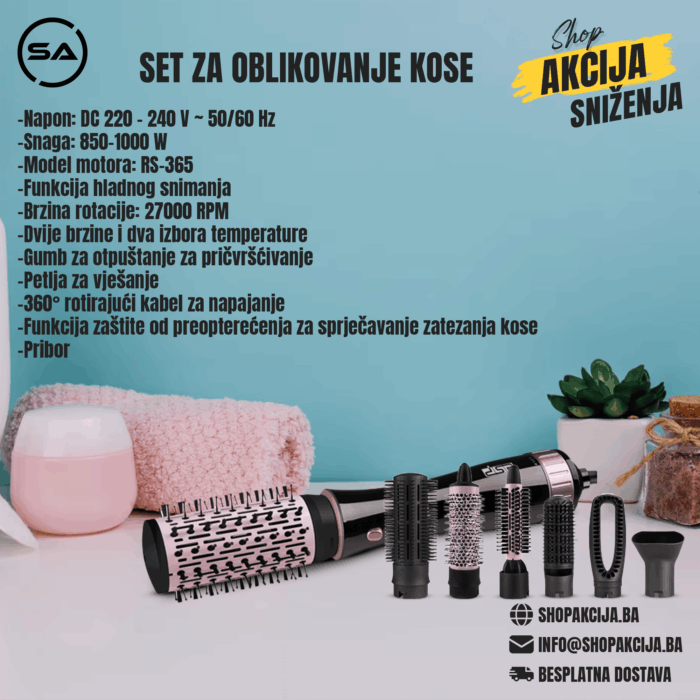 Set za oblikovanje kose - 50020 - Image 1