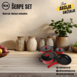 Šerpe set od 4 - CA002-S02-Red