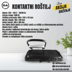 Kontaktni roštilj - KB1050