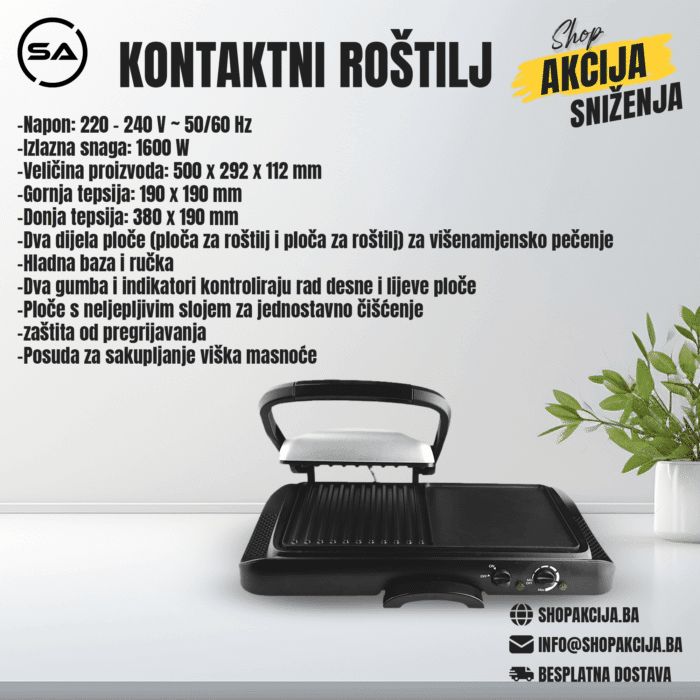 Kontaktni roštilj - KB1050 - Image 1