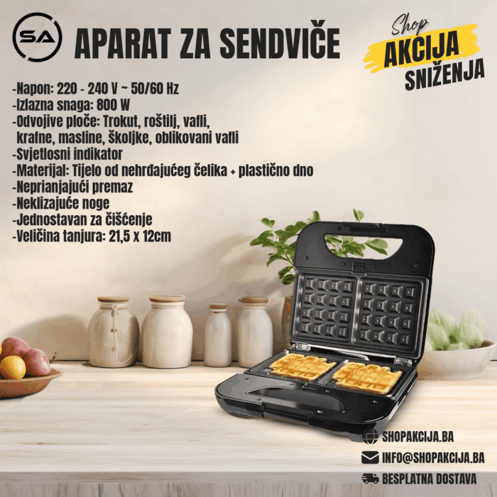 Aparat za sendviče - KC1162 - Image 1