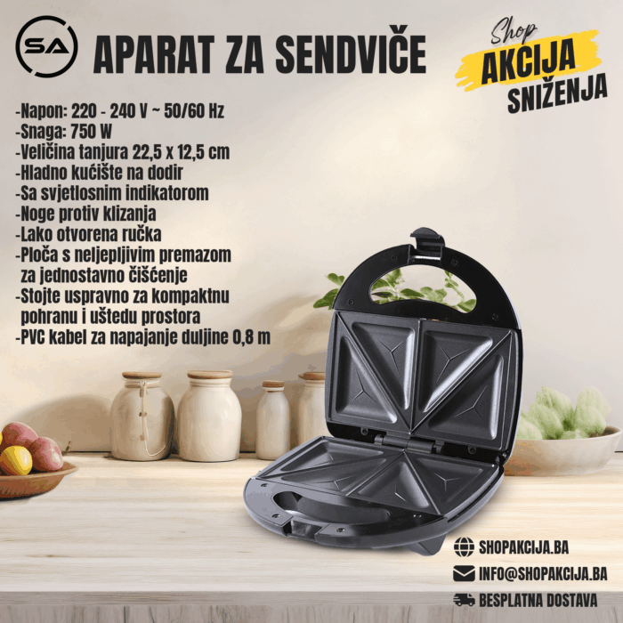Aparat za sendviče - KC1235 - Image 1
