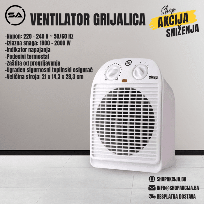 Ventilator grijalica - KD3006 - Image 1