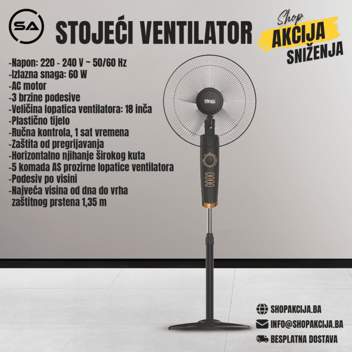 Stojeći ventilator - KD3078 - Image 1