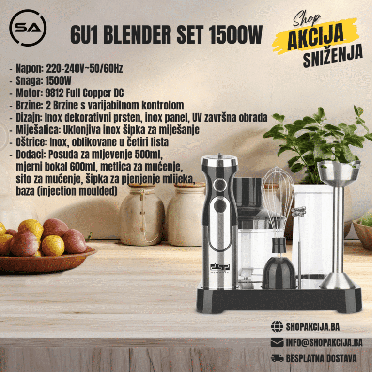 6U1 BLENDER SET 1500W - KM1141