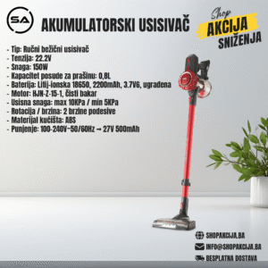 Akumulatorski usisivač 150W - KD2063