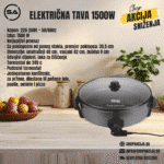 ELEKTRIČNA TAVA 1500W - KC3030A