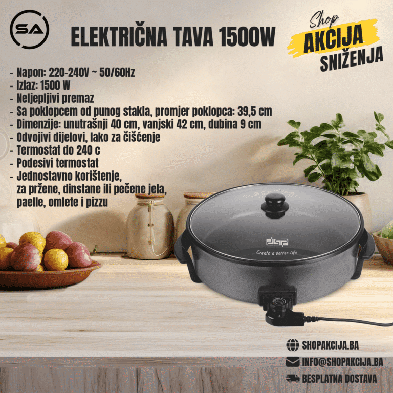 ELEKTRIČNA TAVA 1500W - KC3030A