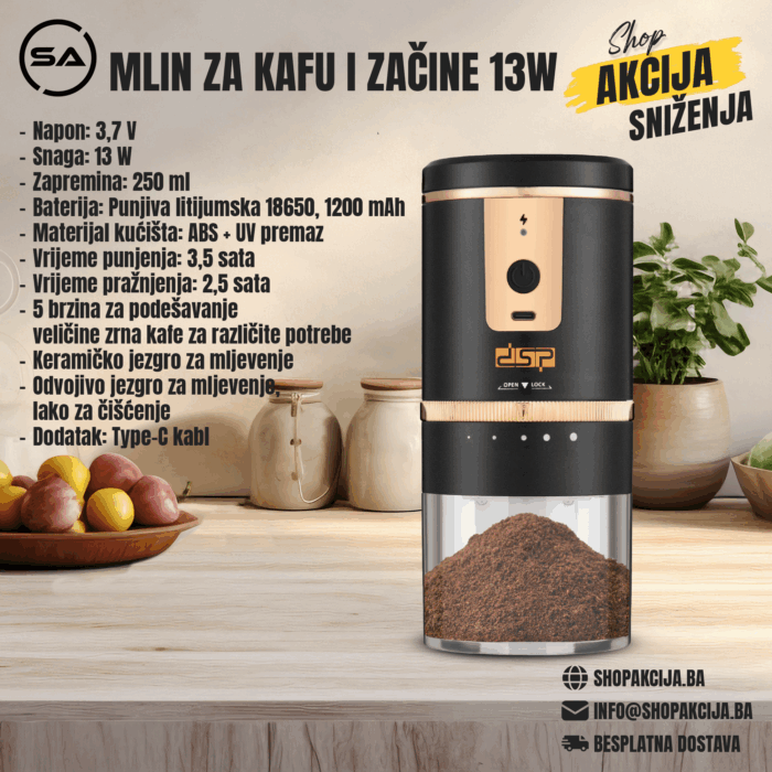 DSP mlin za kafu i začine 13W - KA3129 - Image 1