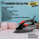 Keramička pegla na paru 2000W - KD1130