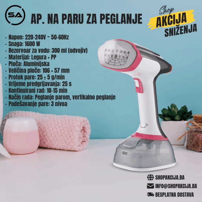 Aparat na paru za peglanje 1600W - KD1357 - Image 1