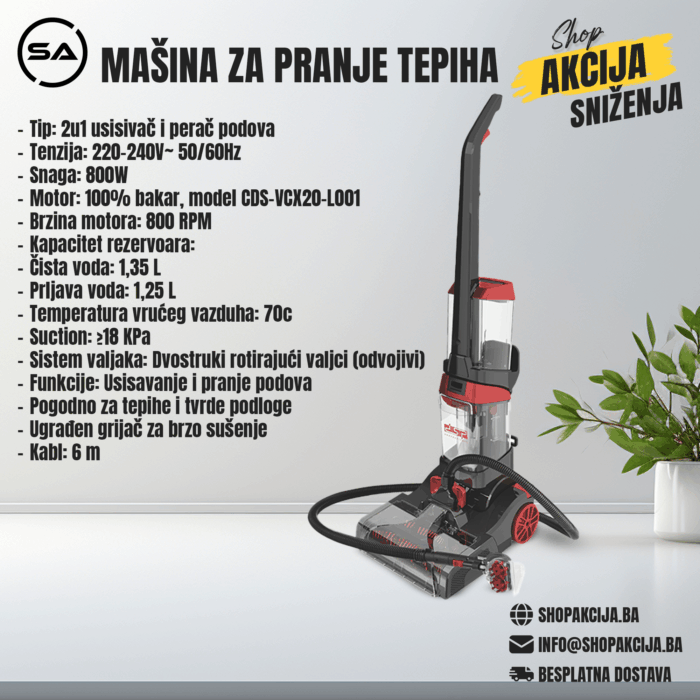 2u1 Mašina za pranje tepiha - KD2042 - Image 1