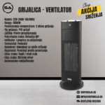 Grijalica sa ventilatorom 2000W - KD3035