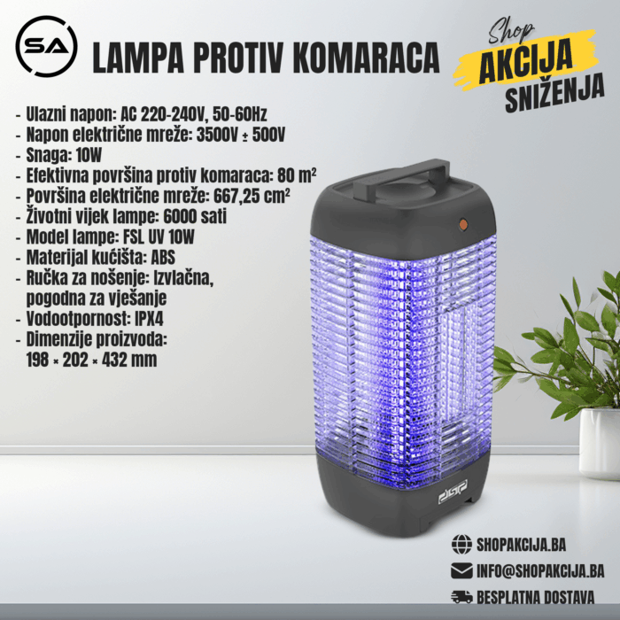 Lampa protiv komaraca 10W - KD3100 - Image 1