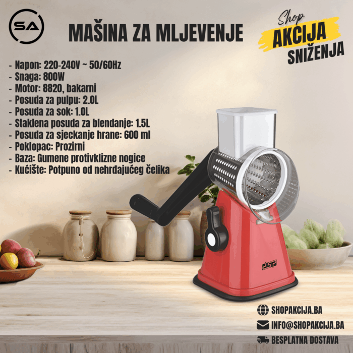 RUČNA MAŠINA ZA MLJEVENJE - KJ3052 - Image 1