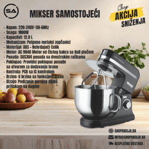 MIKSER SAMOSTOJEĆI 1800W, 12L - KM3078
