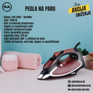 Pegla na paru 2000W - KD1023