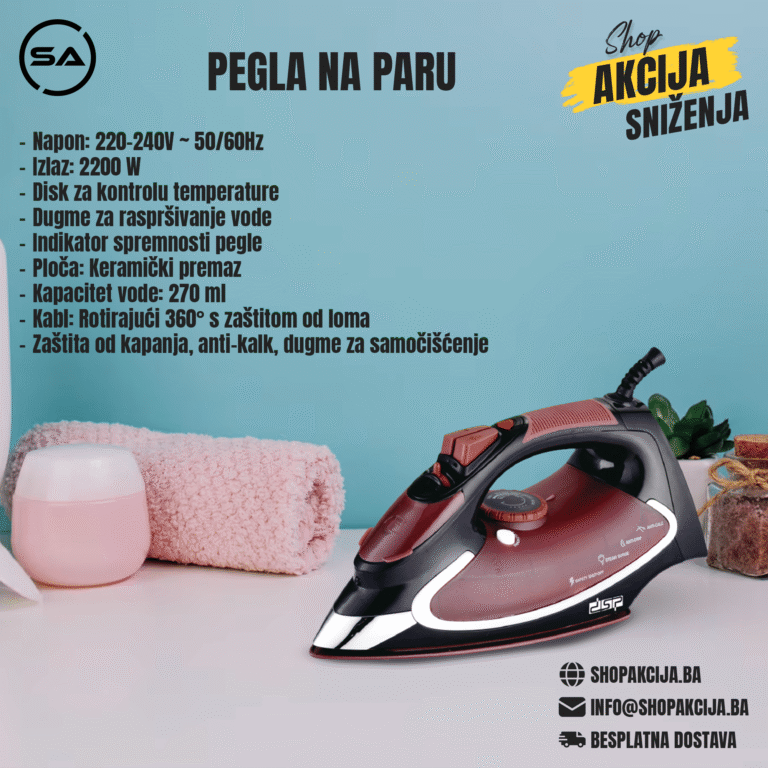 Pegla na paru 2000W - KD1023